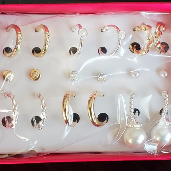 Avon Jewelry - 9 pr Pierced Earrings